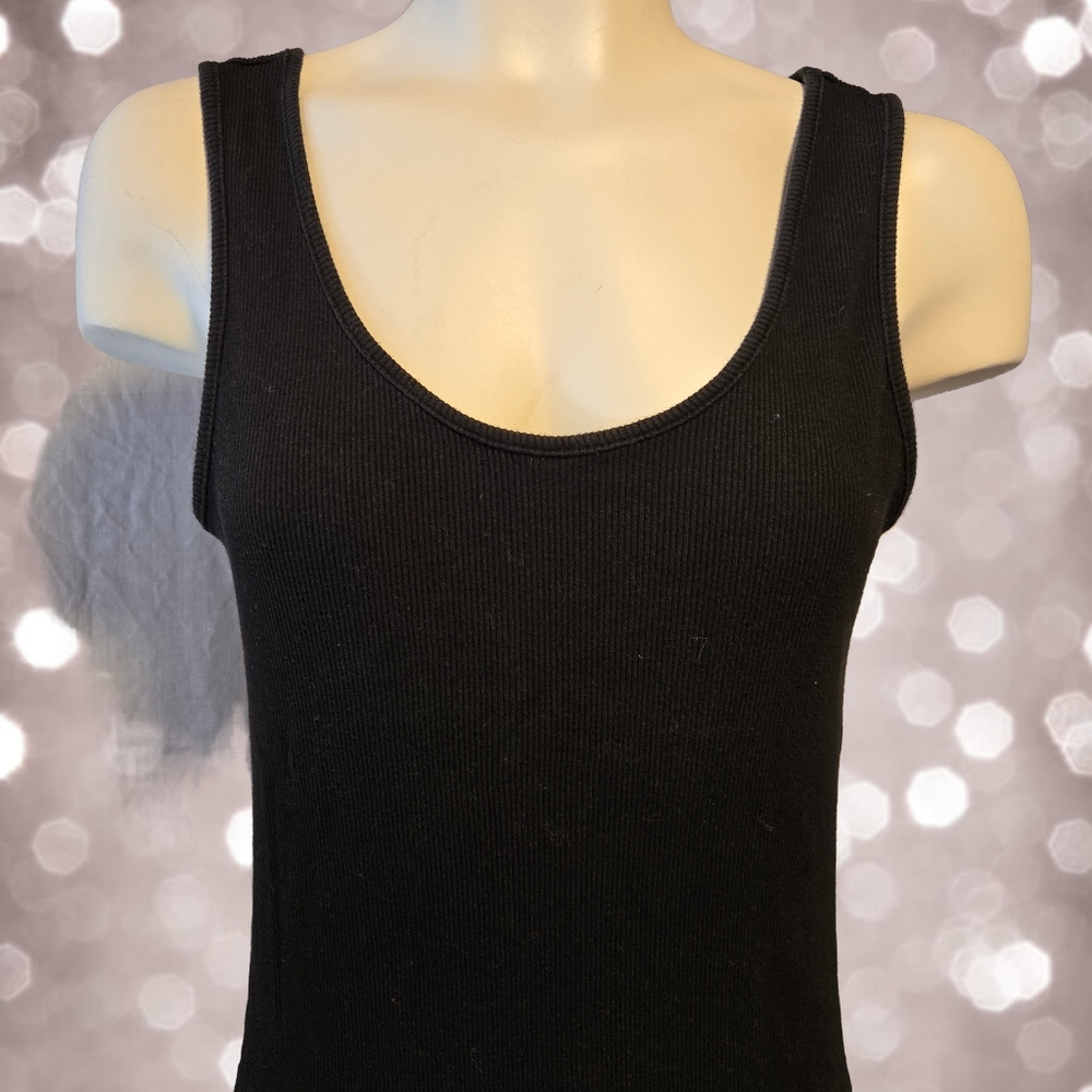 Long Ribbed Tank Dress - Size M - Picture 8 of 8
